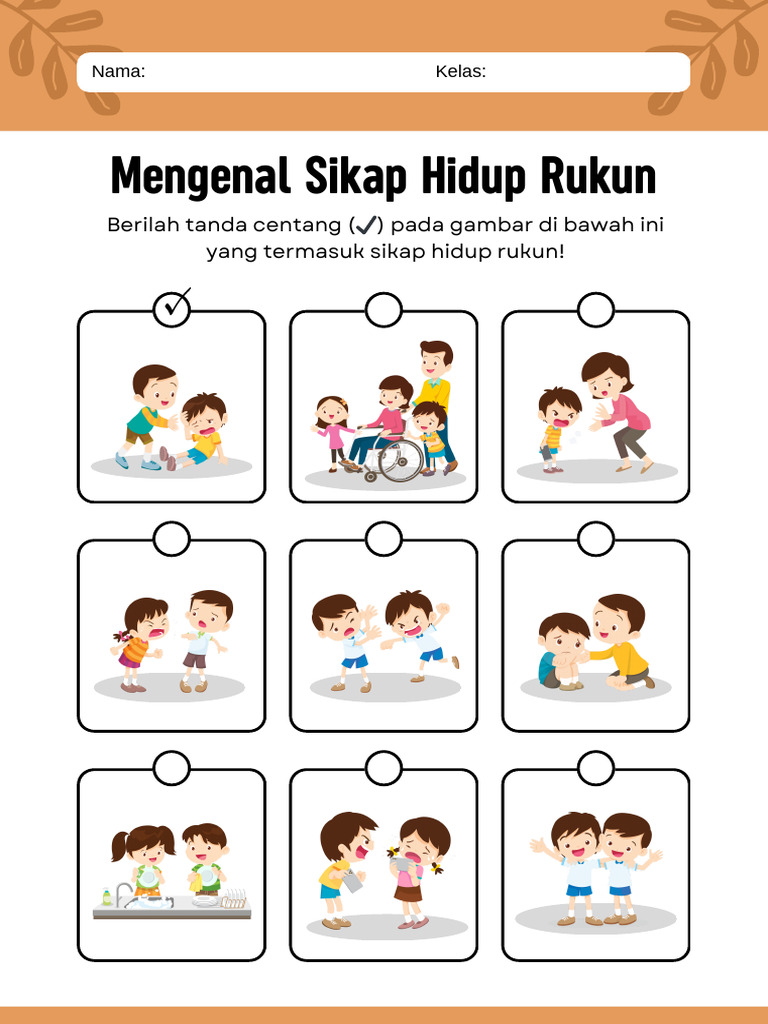 10 Contoh Soal Hidup Rukun Kelas 1 yang Wajib Dikuasai Siswa Sebelum Terlambat