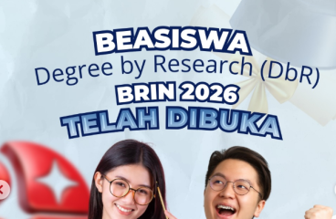 Beasiswa Degree by Research DbR BRIN 2026 Dibuka PNS dan Non PNS
