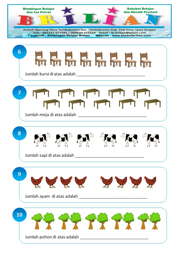 Soal Matematika Kelas 1 Sd Kurikulum Merdeka Penjumlahan 3 Bilangan