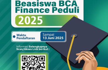 BEASISWA BCA FINANCE PEDULI 2025 DI BUKA UNTUK MAHASISWA UIN SUMATERA