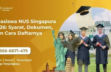 Beasiswa NUS Singapura 2026 Syarat Dokumen dan Cara Daftarnya