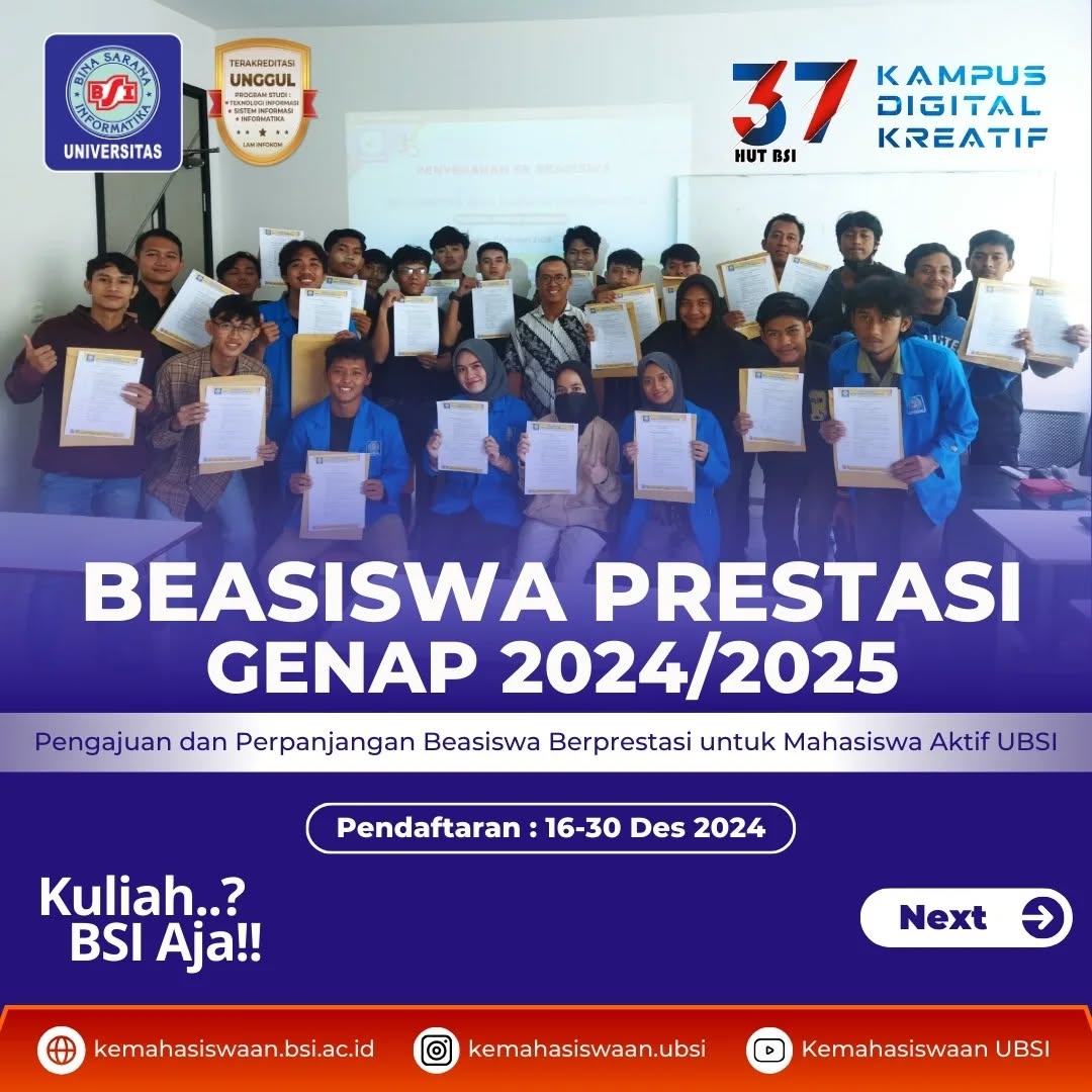Info Beasiswa Prestasi Mahasiswa Aktif Semester Genap 20242025 Info Beasiswa Prestasi Mahasiswa Aktif Semester Genap 20242025
