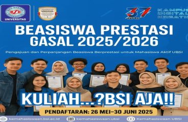 Info Beasiswa Prestasi Mahasiswa Aktif Semester Genap Tahun Akademik
