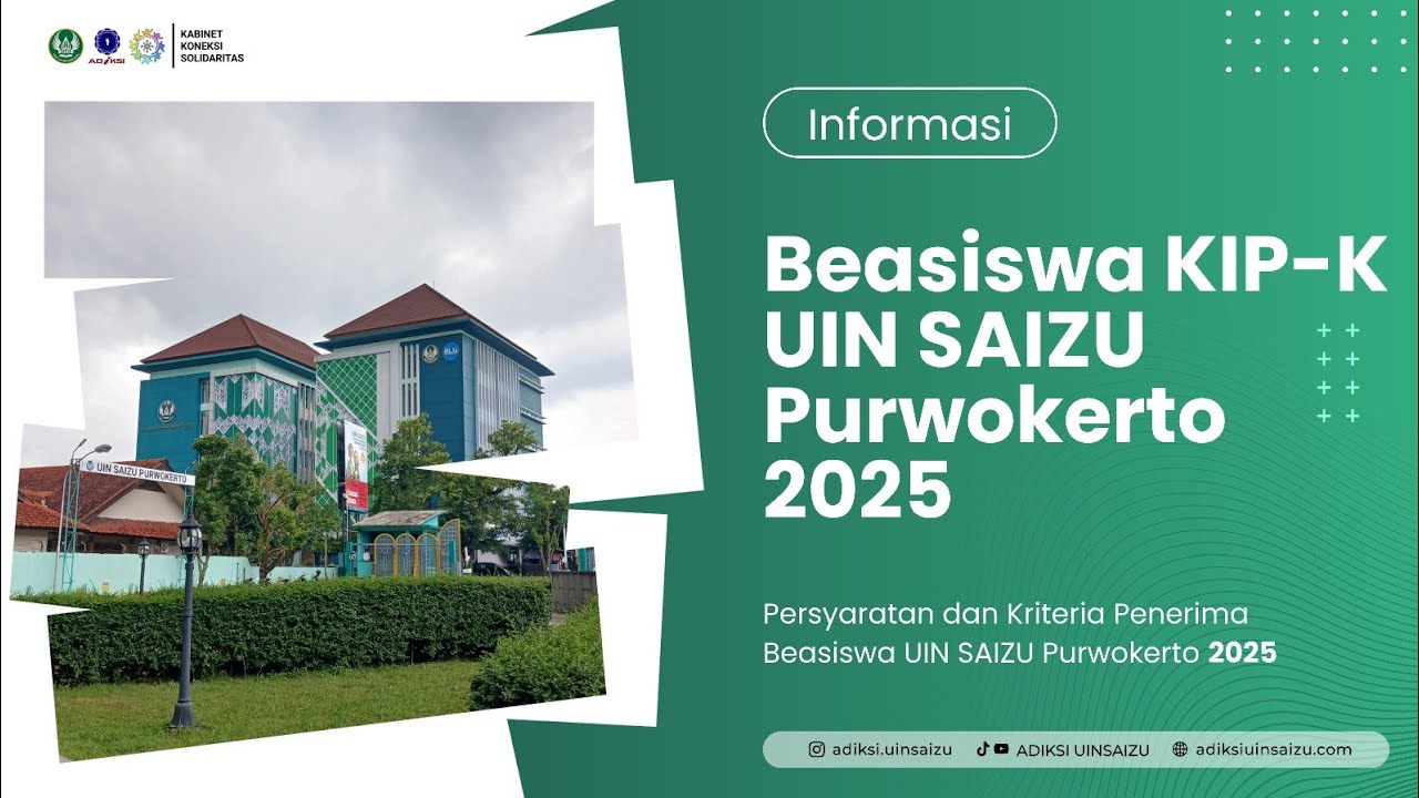 Persyaratan dan Kriteria Penerima Beasiswa Kip-Kuliah UIN SAIZU Persyaratan dan Kriteria Penerima Beasiswa Kip-Kuliah UIN SAIZU