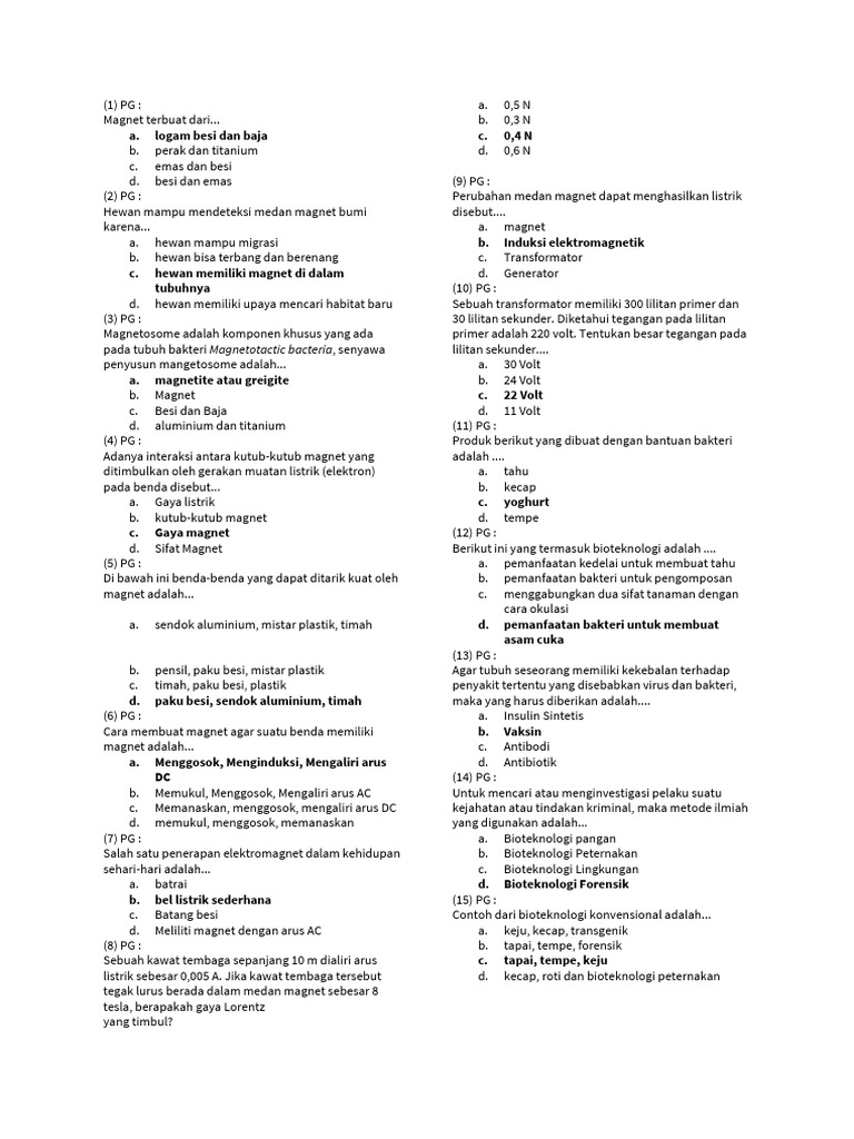 5 Soal UAS IPA Kelas 9 Semester 2 yang Sering Muncul di Ujian Paket C, Wajib Tahu