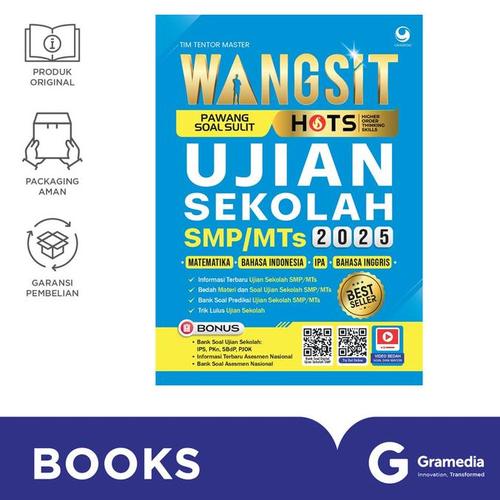 Jual INSTAN GRAMEDIA BUKU WANGSIT PAWANG SOAL SULIT UJIAN SEKOLAH US