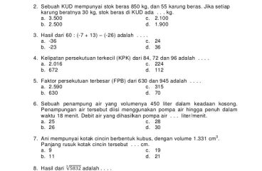 Membedah Kisi-Kisi Soal Kelas 4 Kurikulum 2013 Semester 1 Panduan