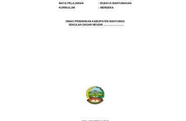 Kisi-kisi Soal Budaya Banyumasan SD PDF