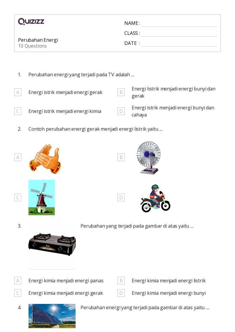 Rahasia 3 Cara Memahami Kisi-Kisi Soal High Order tentang Energi Kelas 4 SD untuk Guru