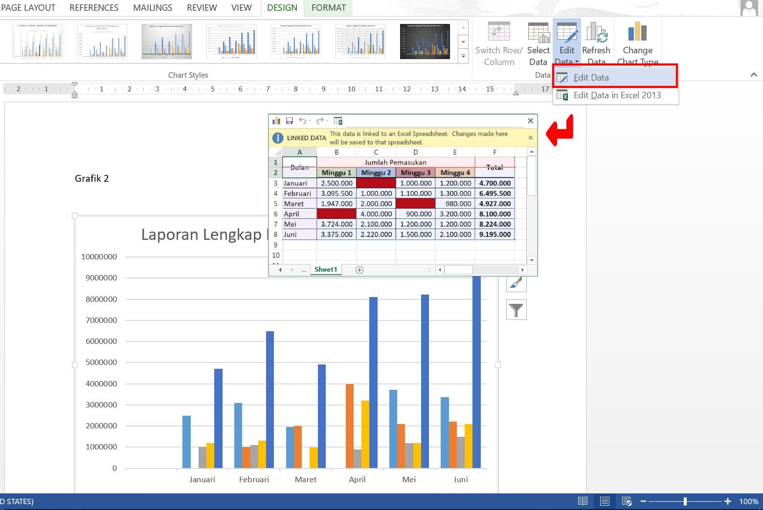 Rahasia Cara Mengubah Skala Grafik di Word yang Salah dan Bikin Data Lebih Jelas