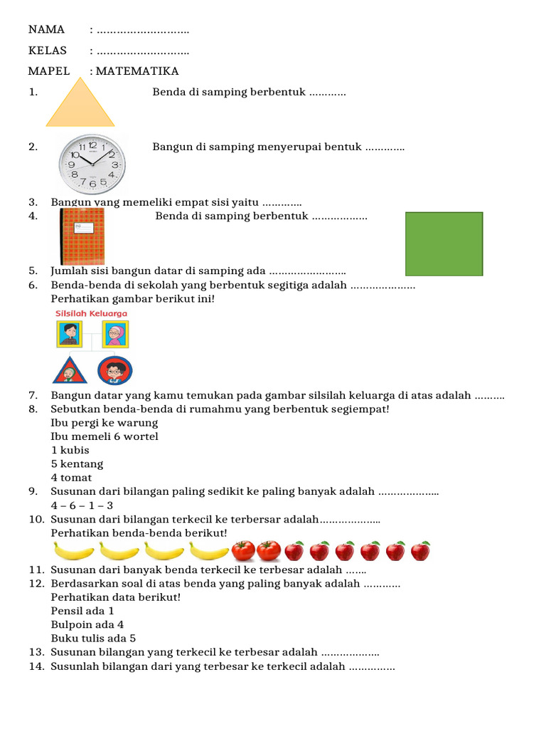 Rahasia Cepat Bisa Latihan Soal Matematika Kelas 1 Tema 4 Jarak Jauh yang Wajib Tahu Rahasia Cepat Bisa Latihan Soal Matematika Kelas 1 Tema 4 Jarak Jauh yang Wajib Tahu