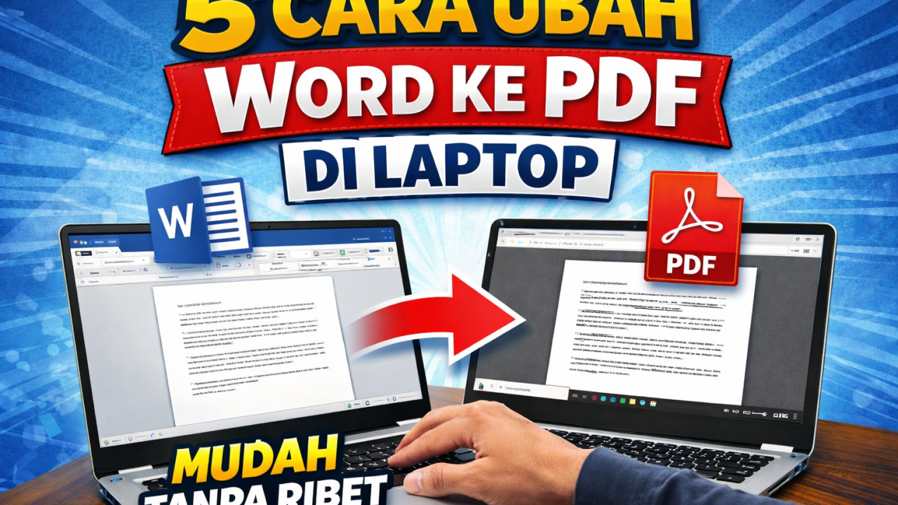 Rahasia ubah word ke pdf tanpa menghilangkan layout dalam 3 Langkah Mudah