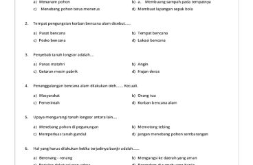 Soal PLH Kelas 3 Semester 1 PDF