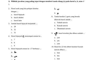 Asesmen BTQ Kelas 2 SD 2023 2024 PDF