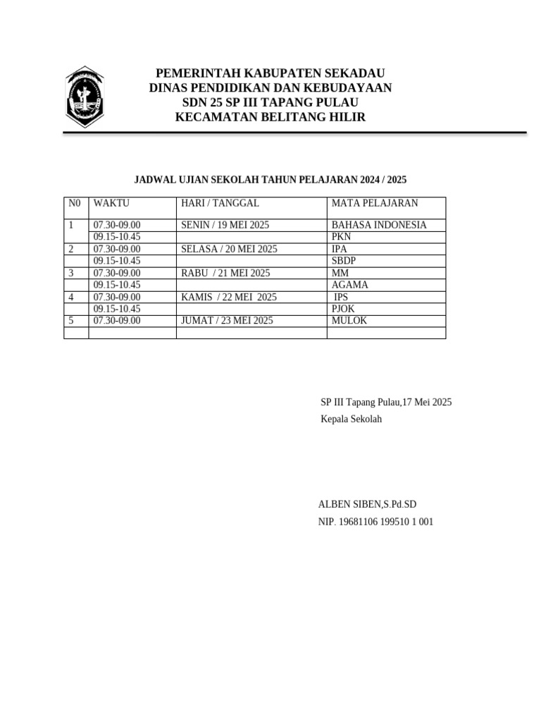 Wajib Tahu Jadwal Resmi Ujian Sekolah Untuk Kelas 9 Mulai Dilaksanakan Pada Tanggal Ini
